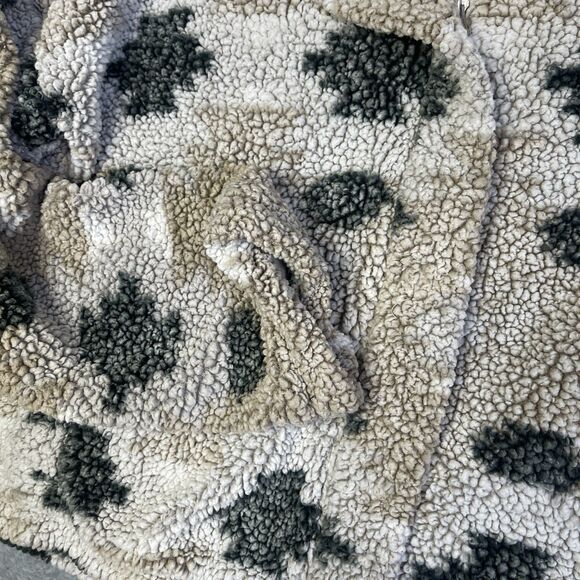 Thread + Supply Sherpa Fluffy Fleece Aztec Jacket Womens Sz XL Boho Southwest - Picture 14 of 14